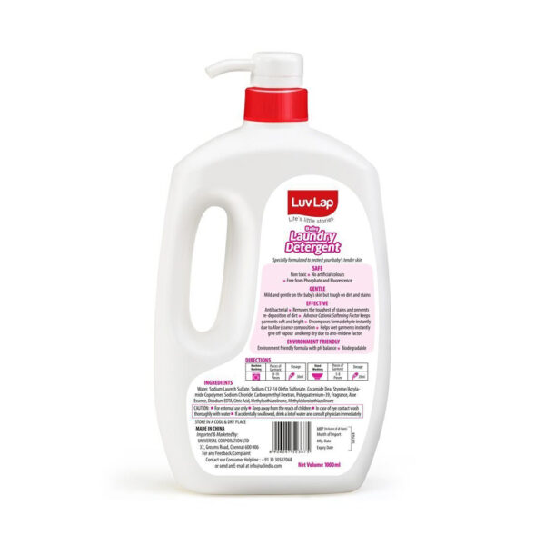 LuvLap Baby Laundry Liquid Detergent (1000ml)-5324