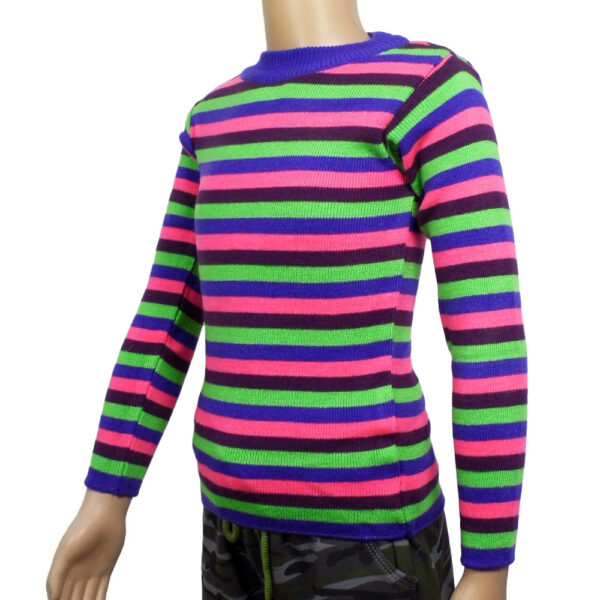 Round Neck Multi Color Skivvy-5040