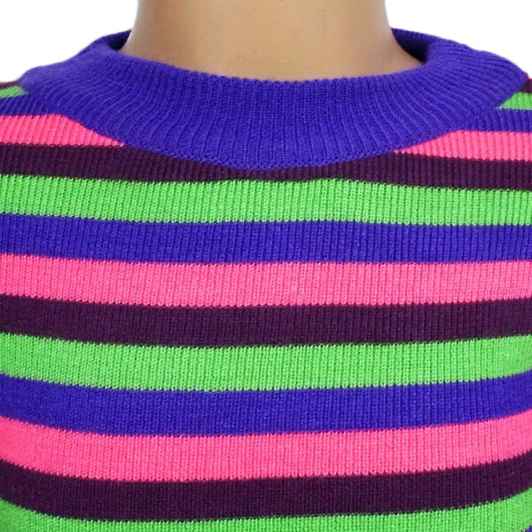 Round Neck Multi Color Skivvy-5039