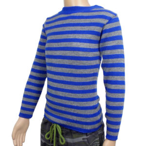 Round Neck Blue Lining Skivvy-5044