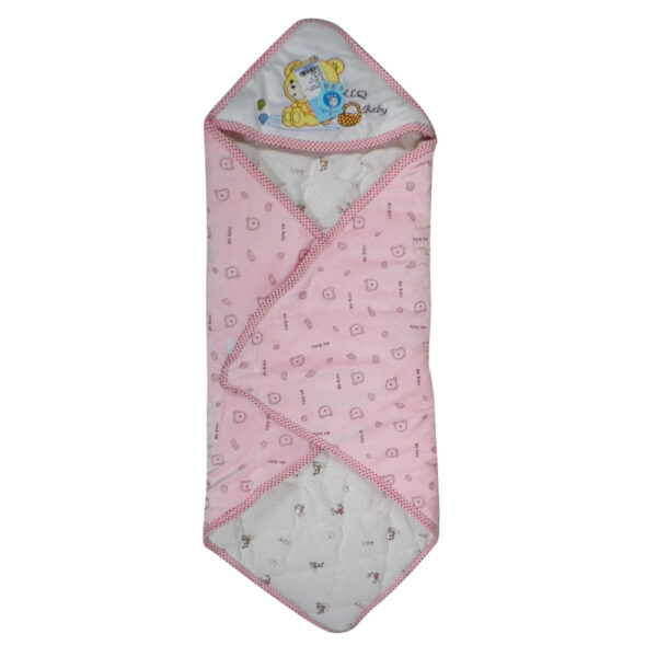 Baby Quilted Wrappers - Pink-5203