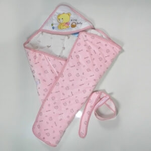 Baby Quilted Wrappers - Pink-5204