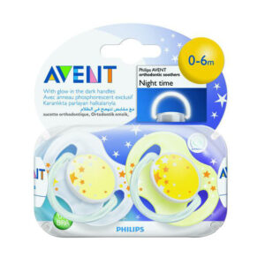 Philips Avent Soother NightTime - 0 to 6 months (2Pc. Pack)-0