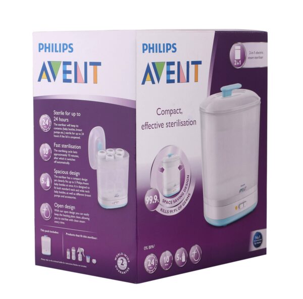 Philips Avent 2 In 1 Electric Steam Steriliser-5187