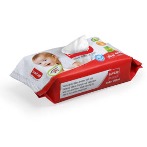 Luvlap Paraben Free Baby Wet Wipes with Aloe Vera - 80 Wipes-5337