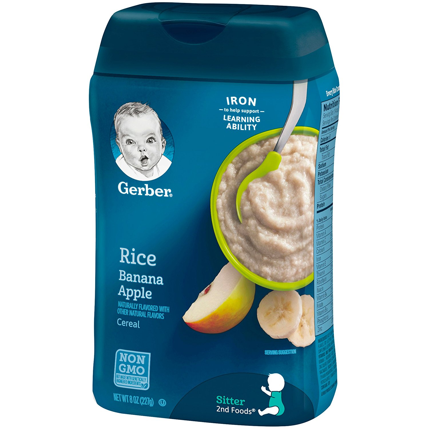 Gerber Rice Banana & Apple Baby Cereal – 227 gm – Baby's World