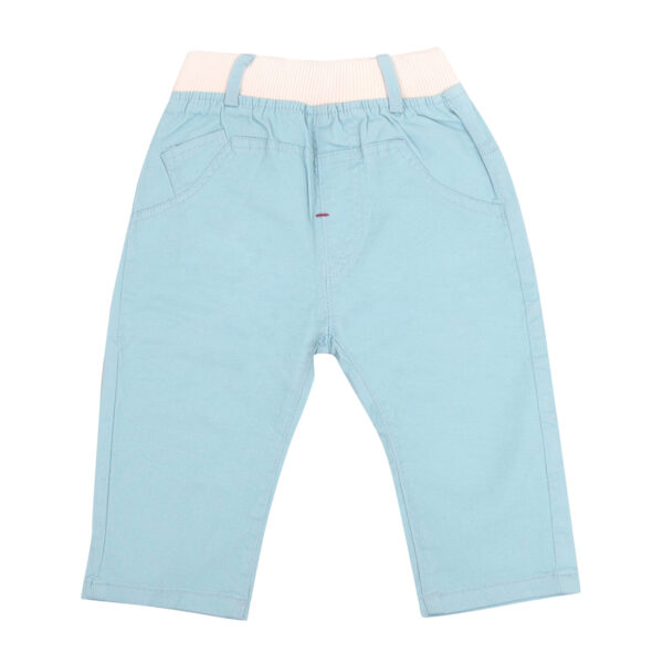 Pant cotton sky blue-0