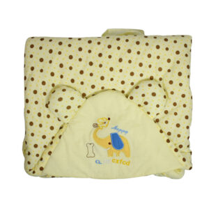 Eliphant Patch Quilted Wrapper - Cream-6196
