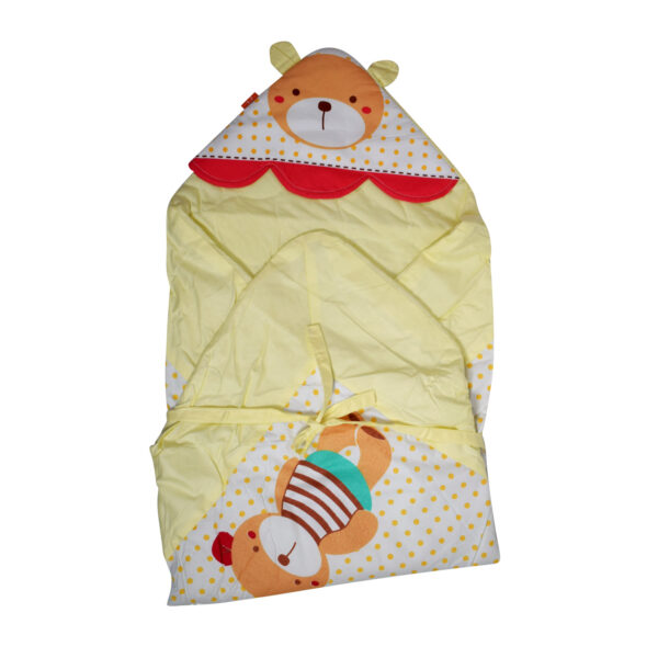 Teddy Patch Hooded Wrapper - Multi Color-0