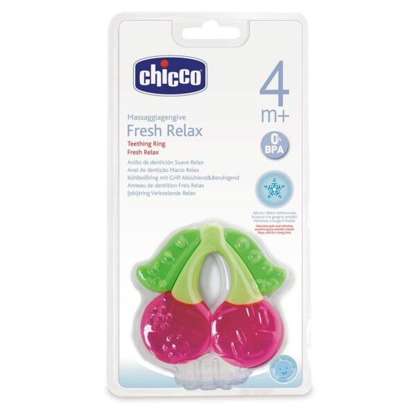 Chicco Fresh Relax Cherry Teether 4M+-0