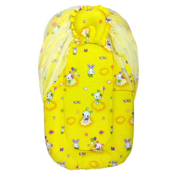 Mosquito Net With Mattress & Pillow L - Yellow-5915