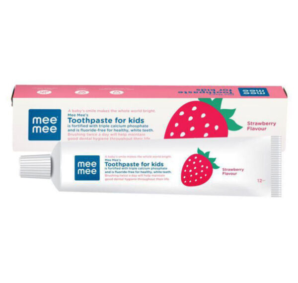 Mee Mee Toothpaste For Kids Strawberry - 70 gm-0