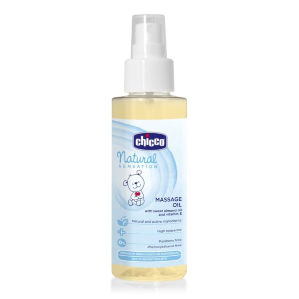 Chicco Natural Massage Oil - 100ml -0