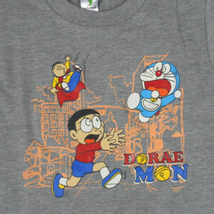 Cucumber Doraemon Print Full Sleeve T-Shirt-5862
