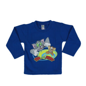 Cucumber Tom & Jerry Print Full Sleeve T- Shirt-5868