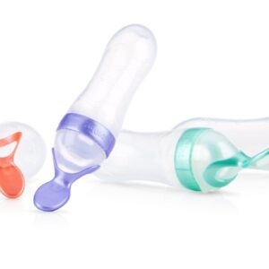 Nuby silicone squeeze feeder ( 6 months +)-5694