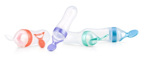 Nuby silicone squeeze feeder ( 6 months +)-5694