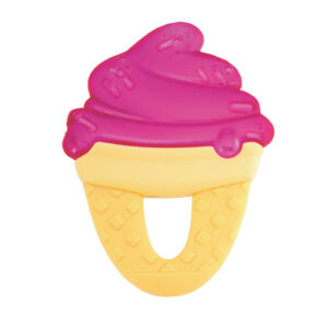 Chicco Fresh Relax Ice Cream Teether - Pink-0