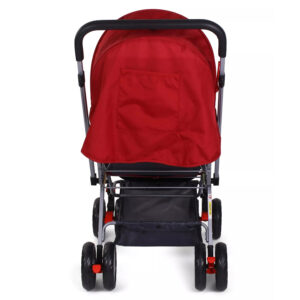 R for Rabbit Lollipop Lite Pram Cum Stroller - Red-32653