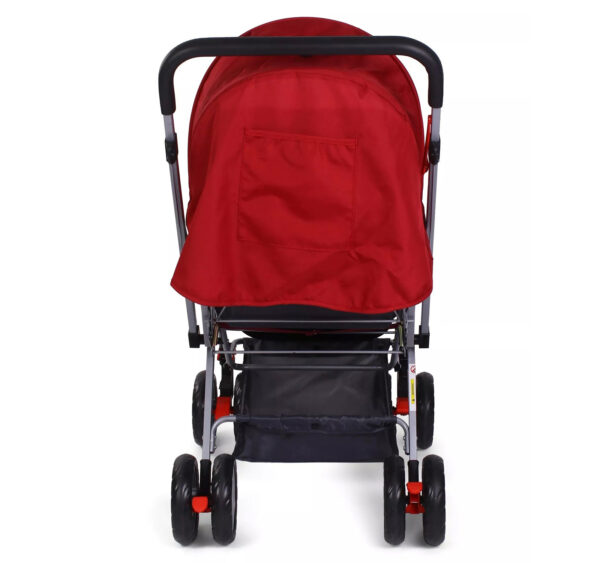 R for Rabbit Lollipop Lite Pram Cum Stroller - Red-32653