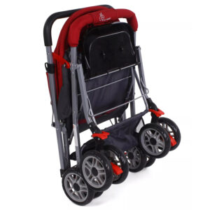 R for Rabbit Lollipop Lite Pram Cum Stroller - Red-32659