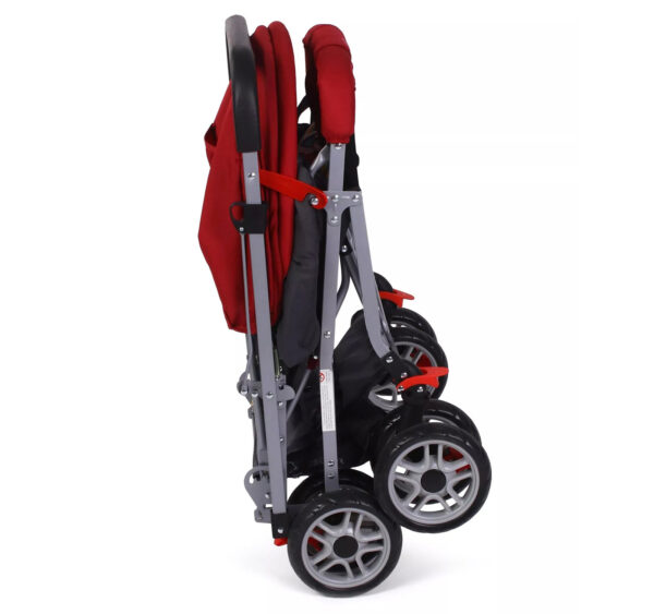 R for Rabbit Lollipop Lite Pram Cum Stroller - Red-32658