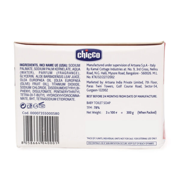 Chicco Baby Moments Soap 100 gm Each - Pack Of 3 -Super Saver-6645