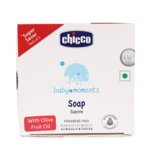 Chicco Baby Moments Soap 100 gm Each - Pack Of 3 -Super Saver-6647