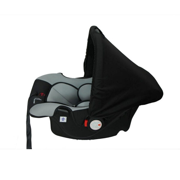 R for Rabbit's Picaboo - Infant Car Seat Cum Carry Cot (Black Grey)-6471