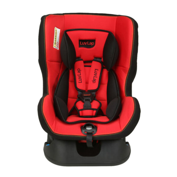 LuvLap Sports Convertible Baby Car Seat (18164) - Red-0