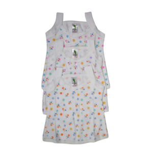 Cucumber Sleeveless Girls Vest Pack Of - 3-0