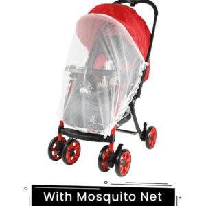 R for Rabbit Poppins Plus An Ideal Pram for Moms - Red & Grey-32675