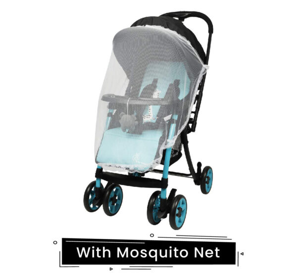 R for Rabbit Poppins Plus An Ideal Pram For Moms - Blue & Black-32667