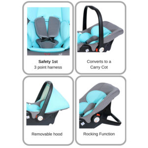 Picaboo Infant Car Seat cum Carry Cot from R for Rabbit-6874