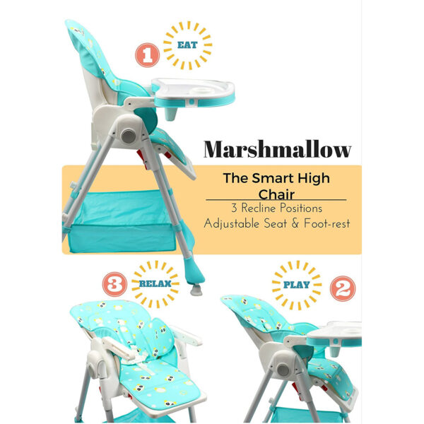 R for Rabbit Marshmallow The Smart High Chair - Green-6843