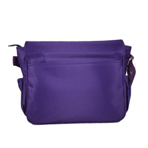 Diaper Bag (Mother Bag) With Free Changing Sheet - Purple-7675