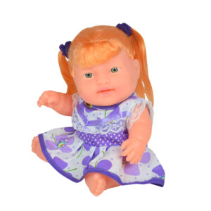 Baby Show-peace & Playing Doll (Golden Hairs) - Blue/White-7986