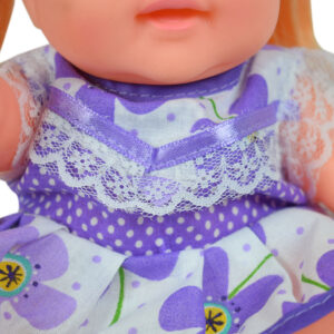 Baby Show-peace & Playing Doll (Golden Hairs) - Blue/White-7984