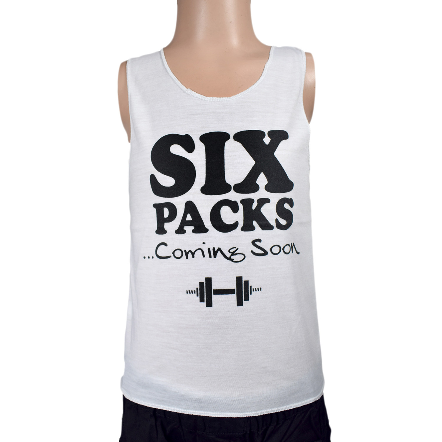 Six Packs Coming Soon Quotes Kids Trendy Vest White Baby S World