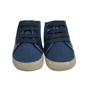 Baby Lases Soft Shoes/Booties - Navy-7608