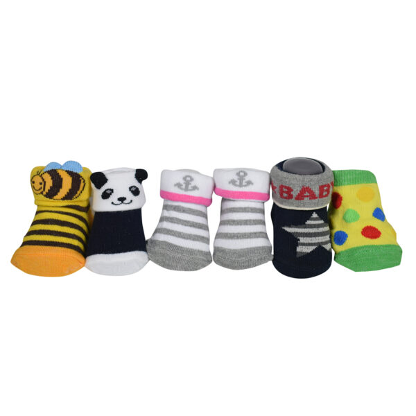 Baby Socks, Set Of 6 Pair - Multicolor-8020