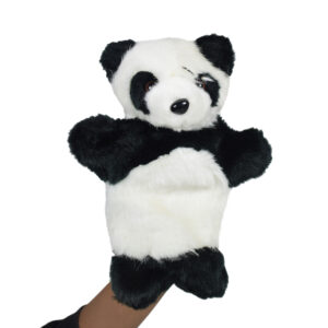 Babys Word Soft Muppet Plush Toy Panda 10" - Black & White-7621