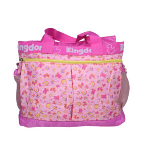 Baby Kingdom Light Weight Diaper Bag/Mother Bag - Pink-7468