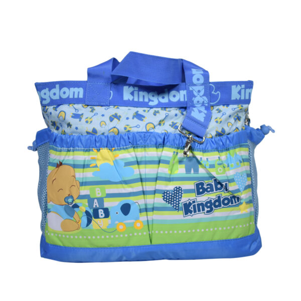 Baby Kingdom Light Weight Diaper Bag/Mother Bag - Blue-0
