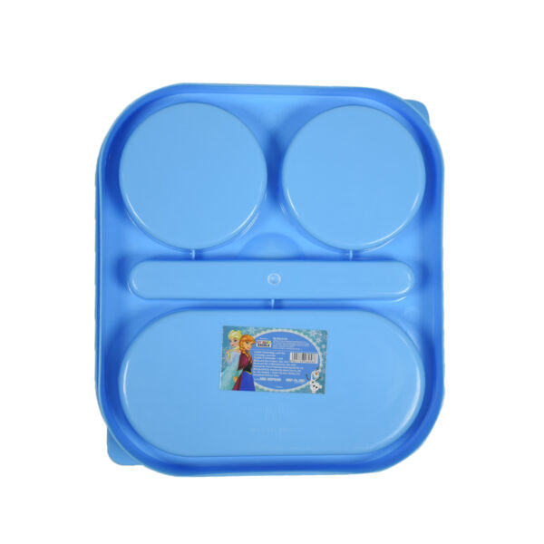 Disney Frozen Lunch Box With Spoon & Folk - Blue-8328