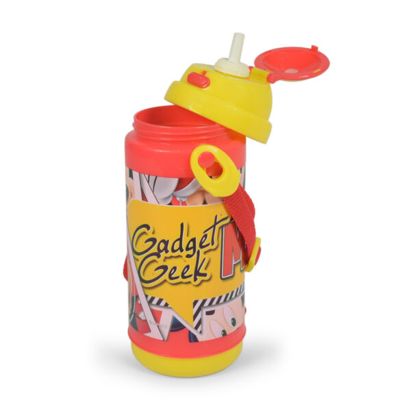 Only Kidz Disney Water Bottle 480 ml (Micky Print) - Yellow/Orange-8405