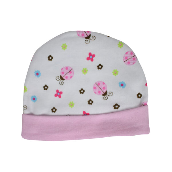 Simple New Born Summer Cap Pack of 3 (Pink Shade)-7254