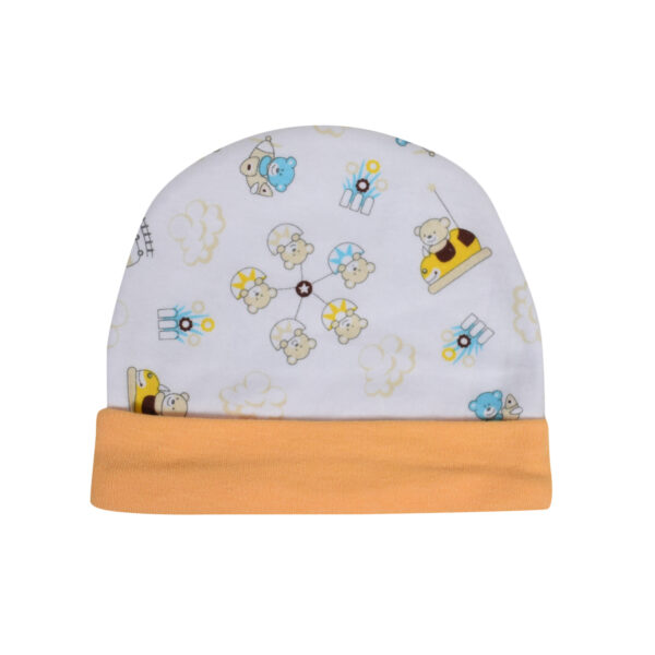 Simple New Born Summer Cap Pack of 3 - Green, Blue-7307