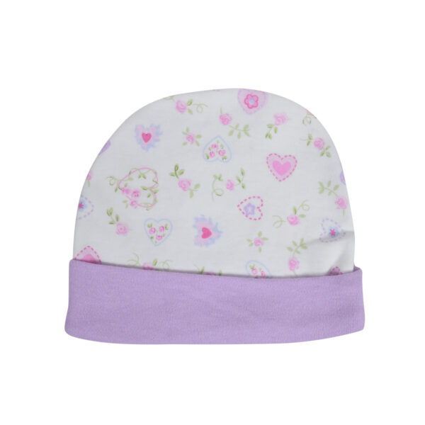 Simple New Born Summer Cap Pack of 3 - Voilet, Pink-7313