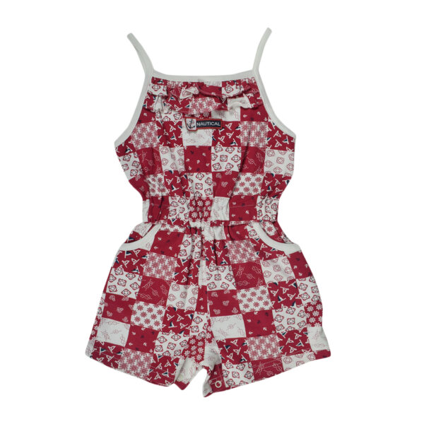 Toffy House Girls Jumpsuit - Red-0